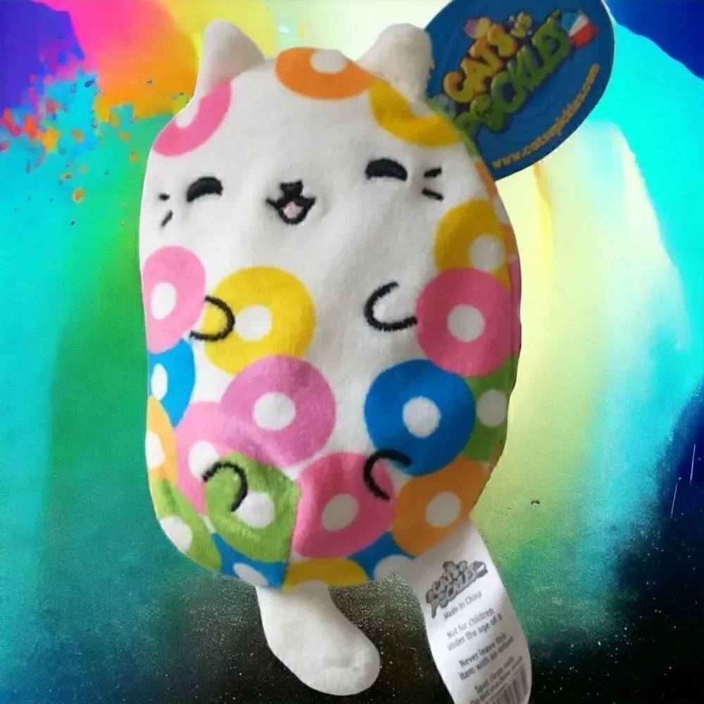 Cats vs Pickles Series 2‎ Loopy Plush Bean Bag Fruit Loop #199 Food Squad Tags.